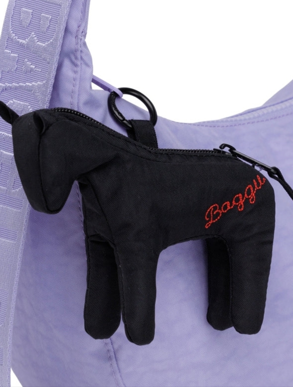 *NWT* BAGGU Horse Charm Pouch, Black Horse Pouch Keychain
